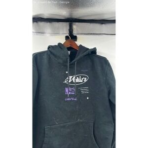 American Vintage Mokita Tour Hoodie Unisex XL Black Purple